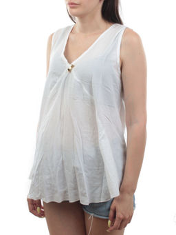 GM2623 WHITE Туника женская (85% хлопок, 15% спандекс)