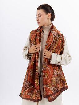 Большой мягкий очень нежный двусторонний палантин - Tantino фото 10