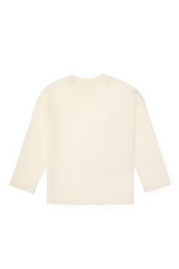 K_z _ocuk Krem Bisiklet Yaka Sweatshirt - U.s. polo assn фото 3