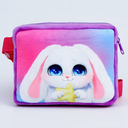 Сумка детская Зайчонок, плюшевая