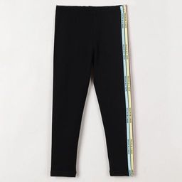 CRB wear/CSKG 70010-22-262 Брюки модель лосины для девочки, черный/Ex.Cherubino