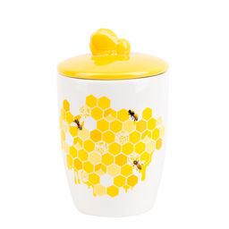 Банка для сыпучих продуктов (конус) Honey 9,5*9,5*16см. v=550мл. (подарочная упаковка)