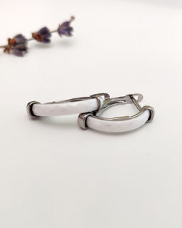 Серьги с керамикой