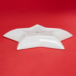 Тарелка новогодняя Доляна Волшебное дерево, доломит, 24.5?23.5?3.5 см, белая