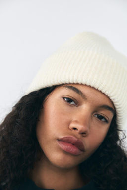 TURN-UP KNIT BEANIE - Zara фото 9