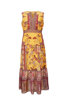 Платье, желто-коричневое - Linea tesini фото 2