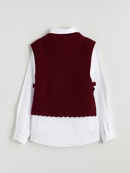 Uzun Kollu K?z ?ocuk G?mlek