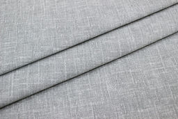 Рогожка цв.Серый меланж, ш.1.5м, хлопок-100%, 165гр/м.кв - Купава фото 2