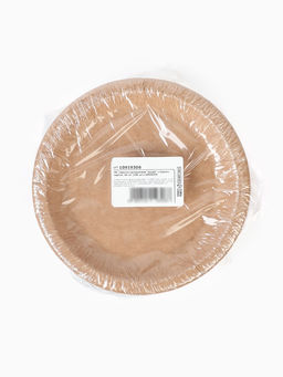 МП Тарелка одноразовая «Крафт» с бортом, картон, 18 см (100 шт.)