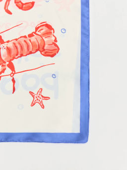 Платок с принтом ракушки ZR2605061802-99 / Zarina