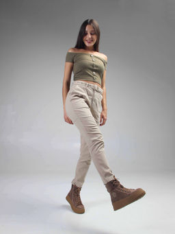 Ботинки 219.warmbr. капучино замша/Байка