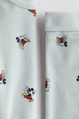 Conjunto de punto con motivo estampado 3 piezas