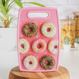 Доска разделочная пластиковая Доляна Сладости, прямоугольная, 3020 см