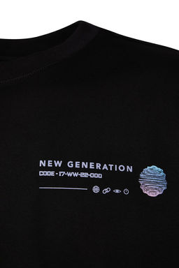TRENDYOL MAN Beyaz Oversize/Genis Kesim Bask?l? %100 Pamuklu T-Shirt TMNSS23TS00238 - Trendyolmilla фото 7