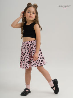 Костюм Мальвина КТ черный-нежный леопард - Sovalina фото 2