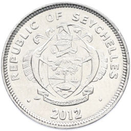 Монета 25 центов 2012 года Сейшелы