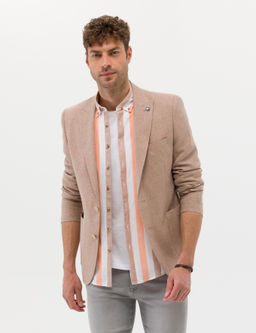 Turuncu Ekstra Slim Fit Spor Ceket