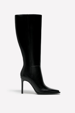 LEATHER HEELED BOOTS LUDOVIC DE SAINT SERNIN x ZARA  фото 2