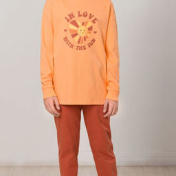 PELICAN, комплект для девочек, Оранжевый фото 3