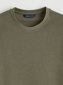 Bisiklet Yaka Uzun Kollu Erkek Ti??rt