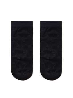 Цена за 2 пары. Носки Классические CONTE Носки в горошек FANTASY 20 nero - Conte elegant фото 4