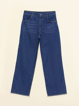 Wideleg K?z ?ocuk Jean Pantolon