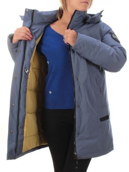 M2007 GRAY/LT. BLUE Пальто зимнее женское MARIA - Fashion фото 10