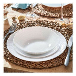 Тарелка суповая PAMPILLE WHITE 20см