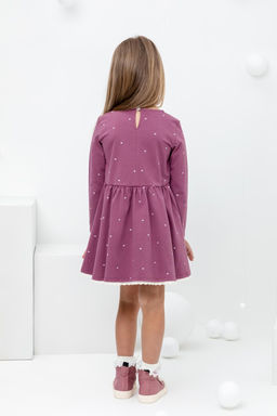 КР 5720/амарант,сердечки к431 платье для дев