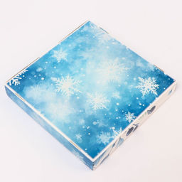 Цена за 5 шт. Подарочная коробка складная с окном «С Новым годом!», 19×19×3 см