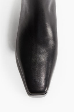 Botines de piel con tacon - H&m фото 8