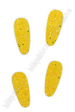 Лазерная вырубка из кожзама для заколки Клик-клак 6 см (10 шт) №7, несклеенная