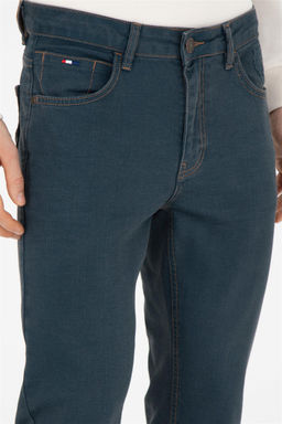 Мужские зеленые джинсовые брюки - U.s. polo assn фото 5