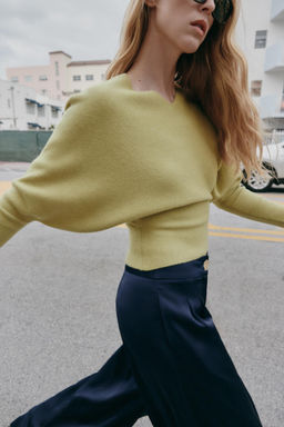 V-NECK KNIT JUMPER - Zara фото 12