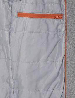 Gri Y_n Kar___ml_ Regular Fit Ka_e Mont