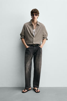 JEANS STRAIGHT FIT / Carb?n