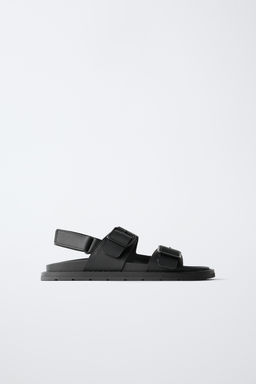 SANDALIA HEBILLAS / Negro