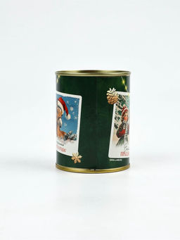 Цена за 2 шт. Копилка банка новогодняя, металл Советский новый год, 7.5?9.5 см