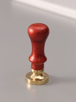 Печать для сургуча с пластиковой ручкой «Буква O на вензеле», 2.5×2.5×6.3 см