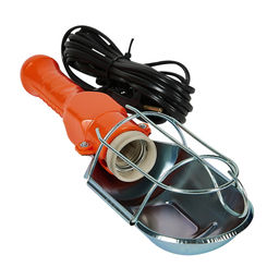 UOL-C25C 60W/E27/15M IP20 ORANGE Светильник переносной под лампу Е27, шнур 15м, выкл. на корпусе. 220В. ТМ Uniel