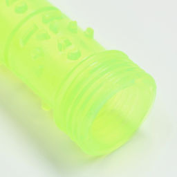 Игрушка тренировочная жевательная Палка полая, 24,5 см, жёлтая - Пижон фото 3