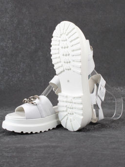 08-PEAG03-1 WHITE Босоножки женские (натуральная кожа) - Фабричный китай фото 15