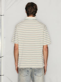 Футболка на молнии в полоску / Zarina фото 5