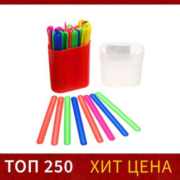 Цена за 10 шт. Счетные палочки 50 штук в пенале Calligrata, МИКС
