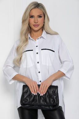 Рубашка Бруно (белая) Б12614-10 - Lt collection фото 6