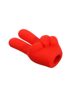 Цена за 8 шт. Ластик фигурный «Жесты» насадка на карандаш, МИКС