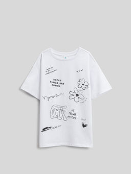 ACOOLA / Футболка детская для девочек Raksha белый  фото 3