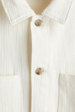 Regular Fit Textured overshirt - H&m фото 3