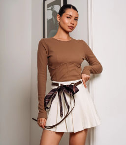 Юбка #КТ3669 (1), молочный