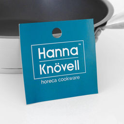 Сковорода Hanna Knövell, d=22 см, h=5.5 см, толщина стенки 0.6 мм, длина ручки 21.5 см, антипригарное покрытие, индукция, нержавеющая сталь